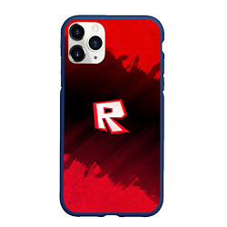 Чехол iPhone 11 Pro матовый Roblox, цвет: 3D-тёмно-синий