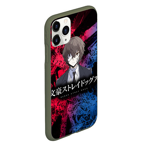 Чехол iPhone 11 Pro матовый Bungou Stray Dogs / 3D-Темно-зеленый – фото 2