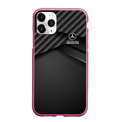 Чехол iPhone 11 Pro матовый Mercedes-AMG