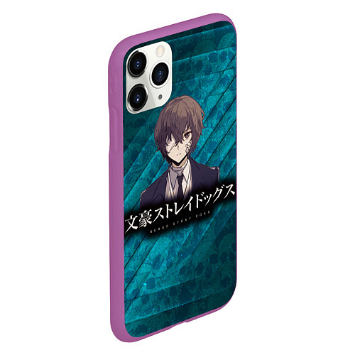 Чехол iPhone 11 Pro матовый Bungou Stray Dogs / 3D-Фиолетовый – фото 2