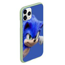 Чехол iPhone 11 Pro матовый SONIC, цвет: 3D-салатовый — фото 2