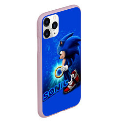 Чехол iPhone 11 Pro матовый SONIC, цвет: 3D-розовый — фото 2