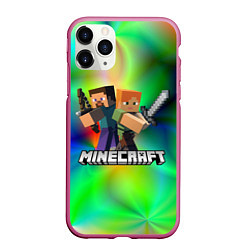 Чехол iPhone 11 Pro матовый MINECRAFT