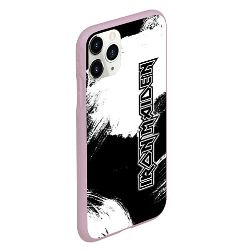 Чехол iPhone 11 Pro матовый Iron Maiden / 3D-Розовый – фото 2