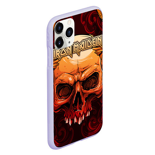 Чехол iPhone 11 Pro матовый Iron Maiden / 3D-Светло-сиреневый – фото 2