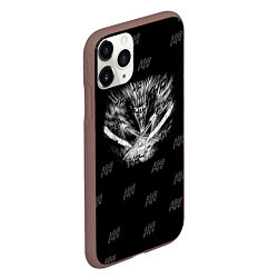 Чехол iPhone 11 Pro матовый Vinland saga Thorkell the Tall, цвет: 3D-коричневый — фото 2