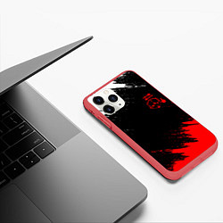 Чехол iPhone 11 Pro матовый LIMP BIZKIT, цвет: 3D-красный — фото 2