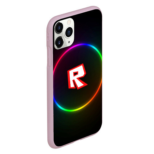 Чехол iPhone 11 Pro матовый Roblox / 3D-Розовый – фото 2