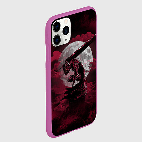 Чехол iPhone 11 Pro матовый BERSERK / 3D-Фиолетовый – фото 2