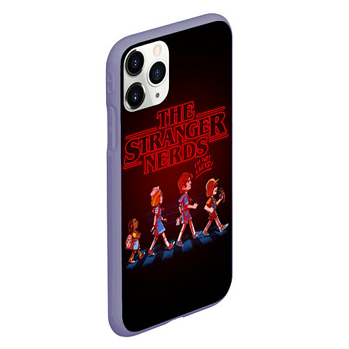 Чехол iPhone 11 Pro матовый STRANGER THINGS / 3D-Серый – фото 2