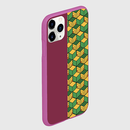 Чехол iPhone 11 Pro матовый ГИЮ ТОМИОКА / 3D-Фиолетовый – фото 2