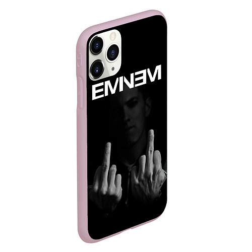 Чехол iPhone 11 Pro матовый EMINEM / 3D-Розовый – фото 2