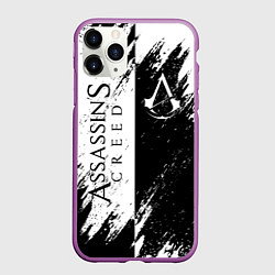 Чехол iPhone 11 Pro матовый ASSASSIN'S CREED, цвет: 3D-фиолетовый