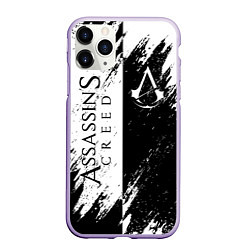Чехол iPhone 11 Pro матовый ASSASSIN'S CREED, цвет: 3D-светло-сиреневый