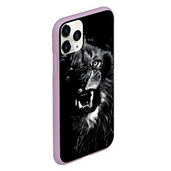 Чехол iPhone 11 Pro матовый ЛЕВ, цвет: 3D-сиреневый — фото 2