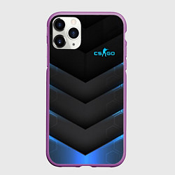 Чехол iPhone 11 Pro матовый Counter-Strike, цвет: 3D-фиолетовый