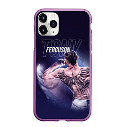 Чехол iPhone 11 Pro матовый Tony Ferguson, цвет: 3D-фиолетовый