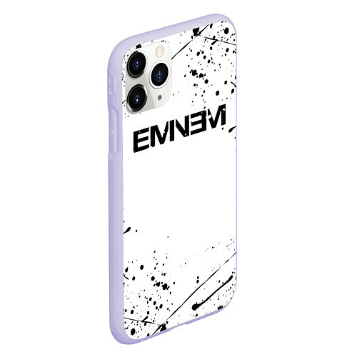 Чехол iPhone 11 Pro матовый EMINEM / 3D-Светло-сиреневый – фото 2