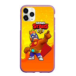 Чехол iPhone 11 Pro матовый Эль Примо brawl stars, цвет: 3D-фиолетовый