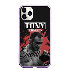 Чехол iPhone 11 Pro матовый Tony Ferguson, цвет: 3D-сиреневый