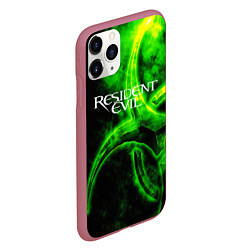 Чехол iPhone 11 Pro матовый RESIDENT EVIL, цвет: 3D-малиновый — фото 2