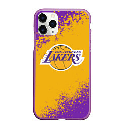 Чехол iPhone 11 Pro матовый LA LAKERS KOBE BRYANT