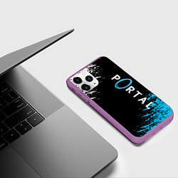 Чехол iPhone 11 Pro матовый PORTAL, цвет: 3D-фиолетовый — фото 2