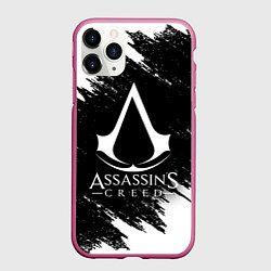 Чехол iPhone 11 Pro матовый ASSASSINS CREED, цвет: 3D-малиновый