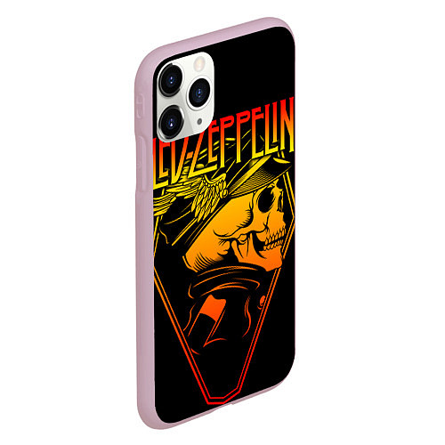 Чехол iPhone 11 Pro матовый Led Zeppelin / 3D-Розовый – фото 2