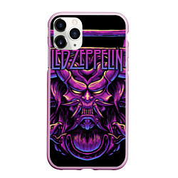 Чехол iPhone 11 Pro матовый Led Zeppelin, цвет: 3D-розовый