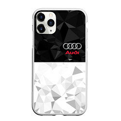 Чехол iPhone 11 Pro матовый AUDI, цвет: 3D-белый