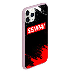 Чехол iPhone 11 Pro матовый SENPAI, цвет: 3D-розовый — фото 2