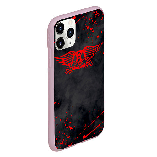 Чехол iPhone 11 Pro матовый AEROSMITH / 3D-Розовый – фото 2