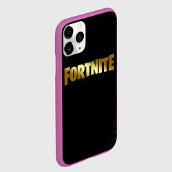 Чехол iPhone 11 Pro матовый FORTNITE, цвет: 3D-фиолетовый — фото 2