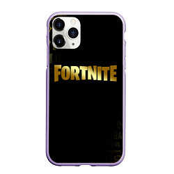 Чехол iPhone 11 Pro матовый FORTNITE, цвет: 3D-светло-сиреневый