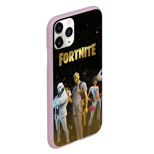 Чехол iPhone 11 Pro матовый FORTNITE 2 СЕЗОН ГЛАВА 2 / 3D-Розовый – фото 2