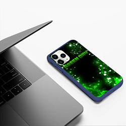 Чехол iPhone 11 Pro матовый GreenDay, цвет: 3D-тёмно-синий — фото 2