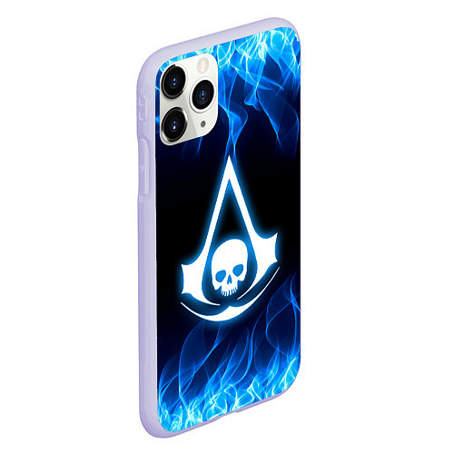 Чехол iPhone 11 Pro матовый Assassin??s Creed / 3D-Светло-сиреневый – фото 2
