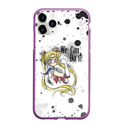 Чехол iPhone 11 Pro матовый Sailor Moon We can do it!, цвет: 3D-фиолетовый