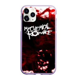 Чехол iPhone 11 Pro матовый My Chemical Romance, цвет: 3D-светло-сиреневый