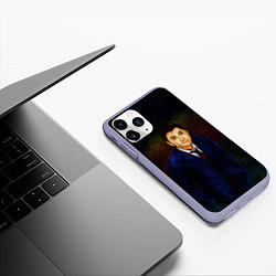 Чехол iPhone 11 Pro матовый DOCTOR WHO, цвет: 3D-светло-сиреневый — фото 2