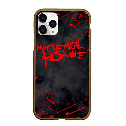 Чехол iPhone 11 Pro матовый My Chemical Romance, цвет: 3D-коричневый