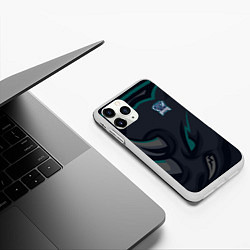 Чехол iPhone 11 Pro матовый Форма Rhino, цвет: 3D-белый — фото 2