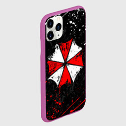 Чехол iPhone 11 Pro матовый RESIDENT EVIL UMBRELLA, цвет: 3D-фиолетовый — фото 2