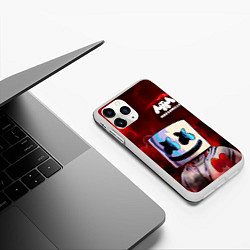 Чехол iPhone 11 Pro матовый MARSHMELLO, цвет: 3D-белый — фото 2