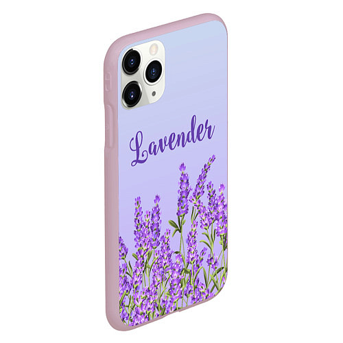 Чехол iPhone 11 Pro матовый Lavander / 3D-Розовый – фото 2