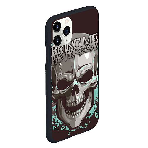 Чехол iPhone 11 Pro матовый Bring Me the Horizon / 3D-Черный – фото 2