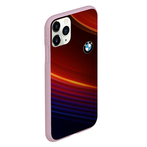 Чехол iPhone 11 Pro матовый BMW / 3D-Розовый – фото 2