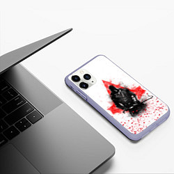 Чехол iPhone 11 Pro матовый ASSASSINS CREED, цвет: 3D-светло-сиреневый — фото 2