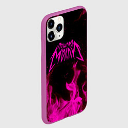 Чехол iPhone 11 Pro матовый ПОШЛАЯ МОЛЛИ, цвет: 3D-фиолетовый — фото 2